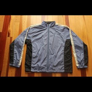 New balance blue wind breaker